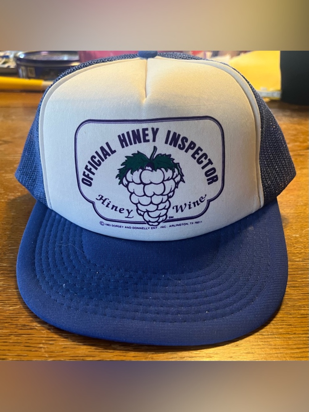 “Official Hiney Inspector” hat (Hiney Wines)